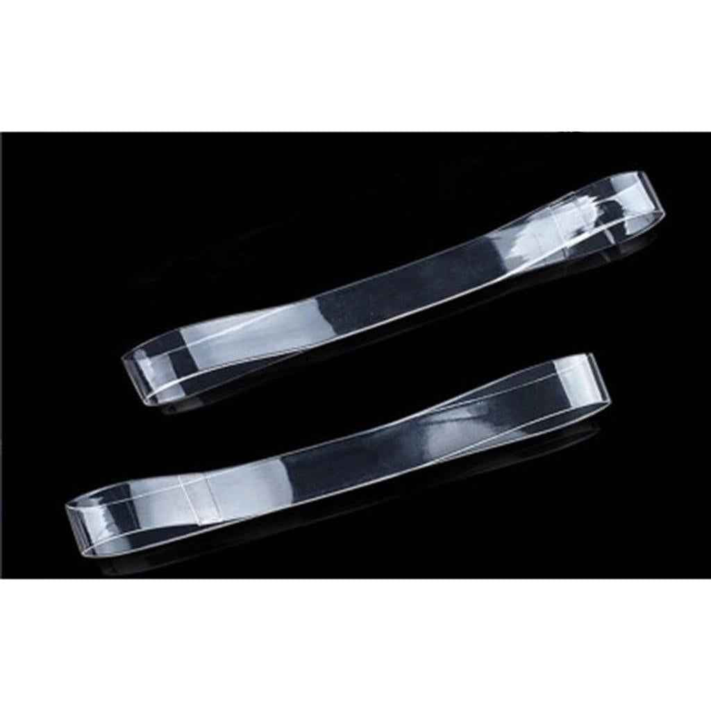 3pairs Clear Invisible Shoe Strap For Holding Loose Shoes Dancing High Heels