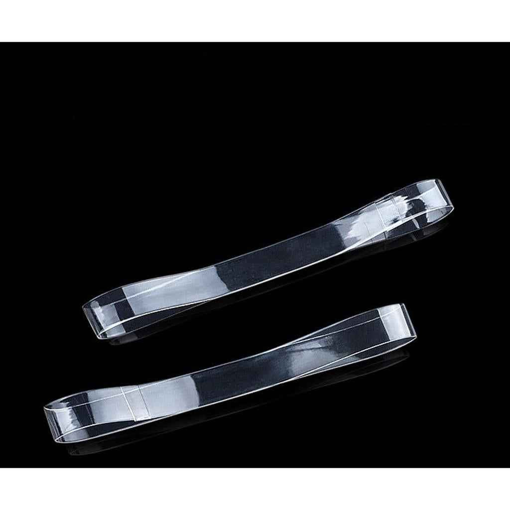 3pairs Clear Invisible Shoe Strap For Holding Loose Shoes Dancing High Heels