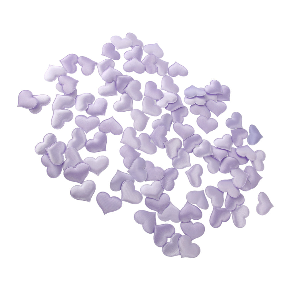 100x Purple Heart Petal Flower Wedding Engagement Confetti Party Table Decor