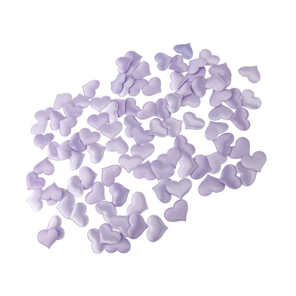 100x Purple Heart Petal Flower Wedding Engagement Confetti Party Table Decor