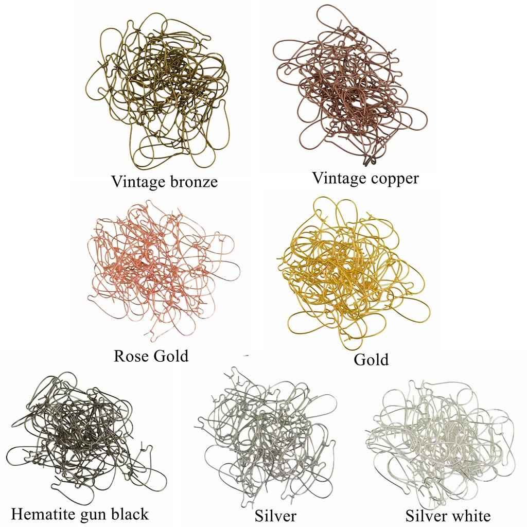 50pcs DIY Jewelry Making Finding French Earring Hook Ear Wires Silver 25mm