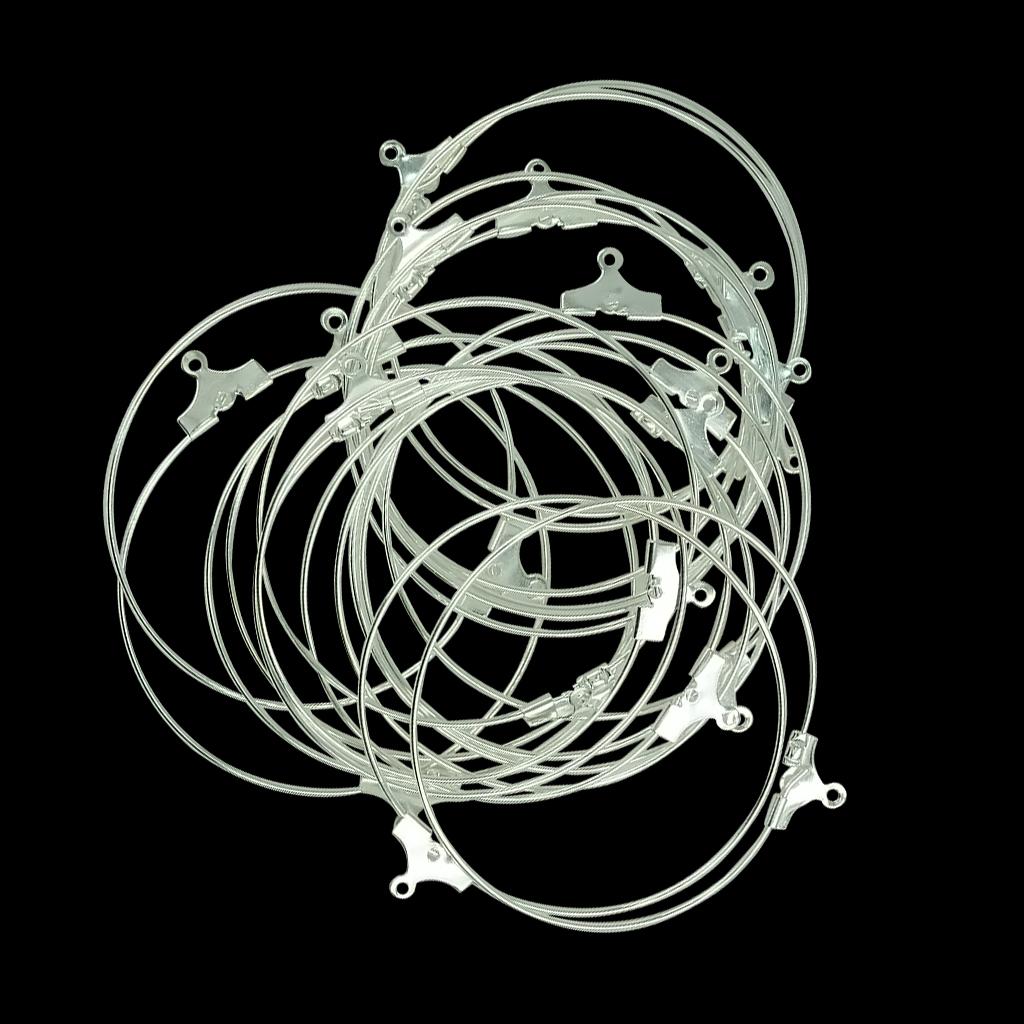 40pcs Beading Jewelry Hoop Loop Earrings Ear Wire DIY Findings Making Crafts