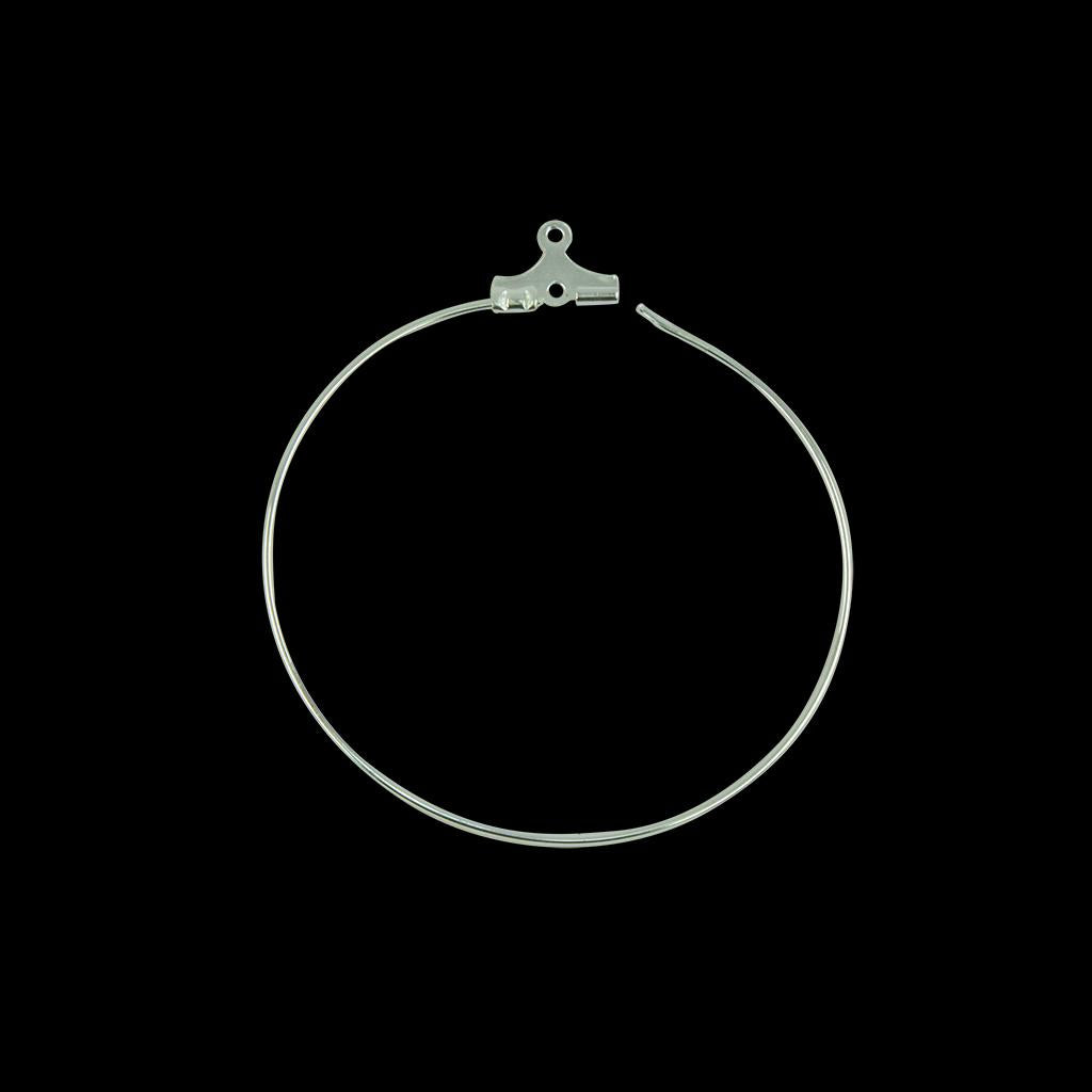 40pcs Beading Jewelry Hoop Loop Earrings Ear Wire DIY Findings Making Crafts