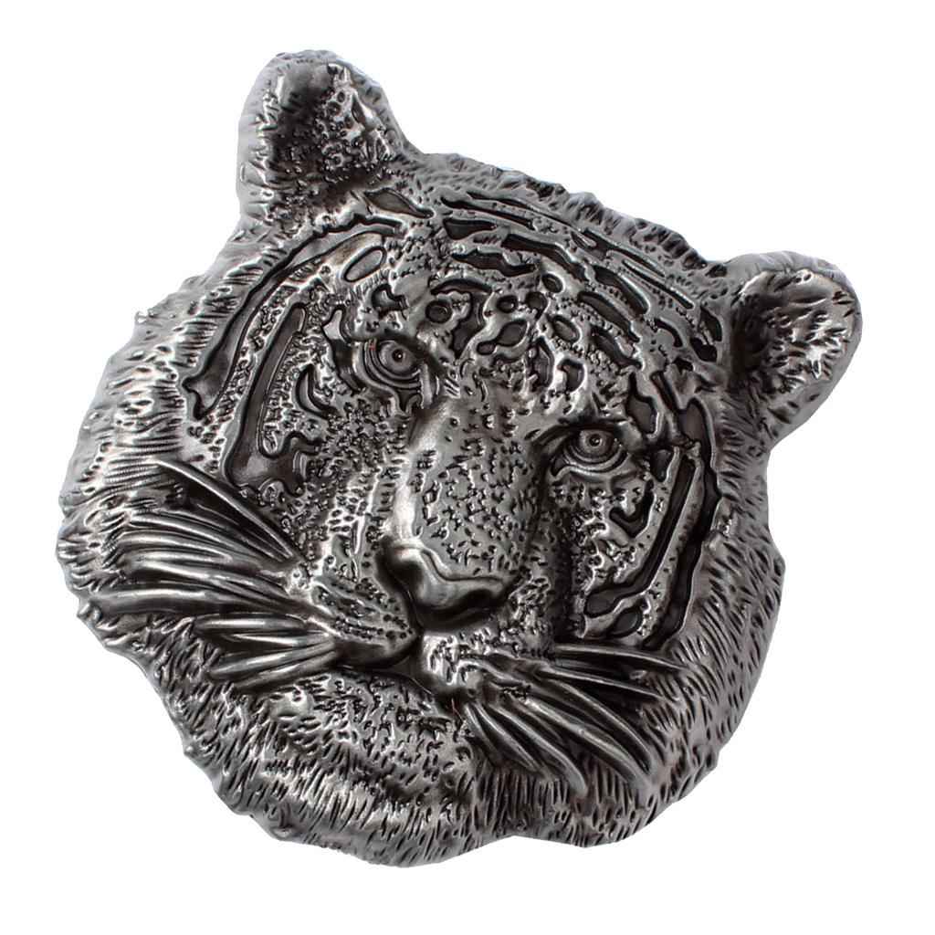 Vintage 3D Tiger Head Belt Buckle Western Cowboy Cool Novelty Accessories