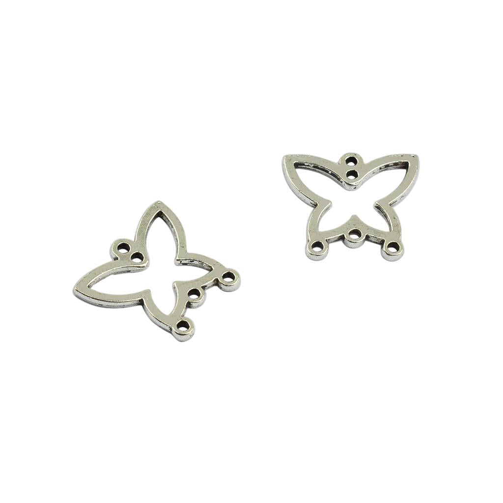 3x50Pcs Earrings Chandelier Hollow Butterfly Frame Connector Charms DIY Making