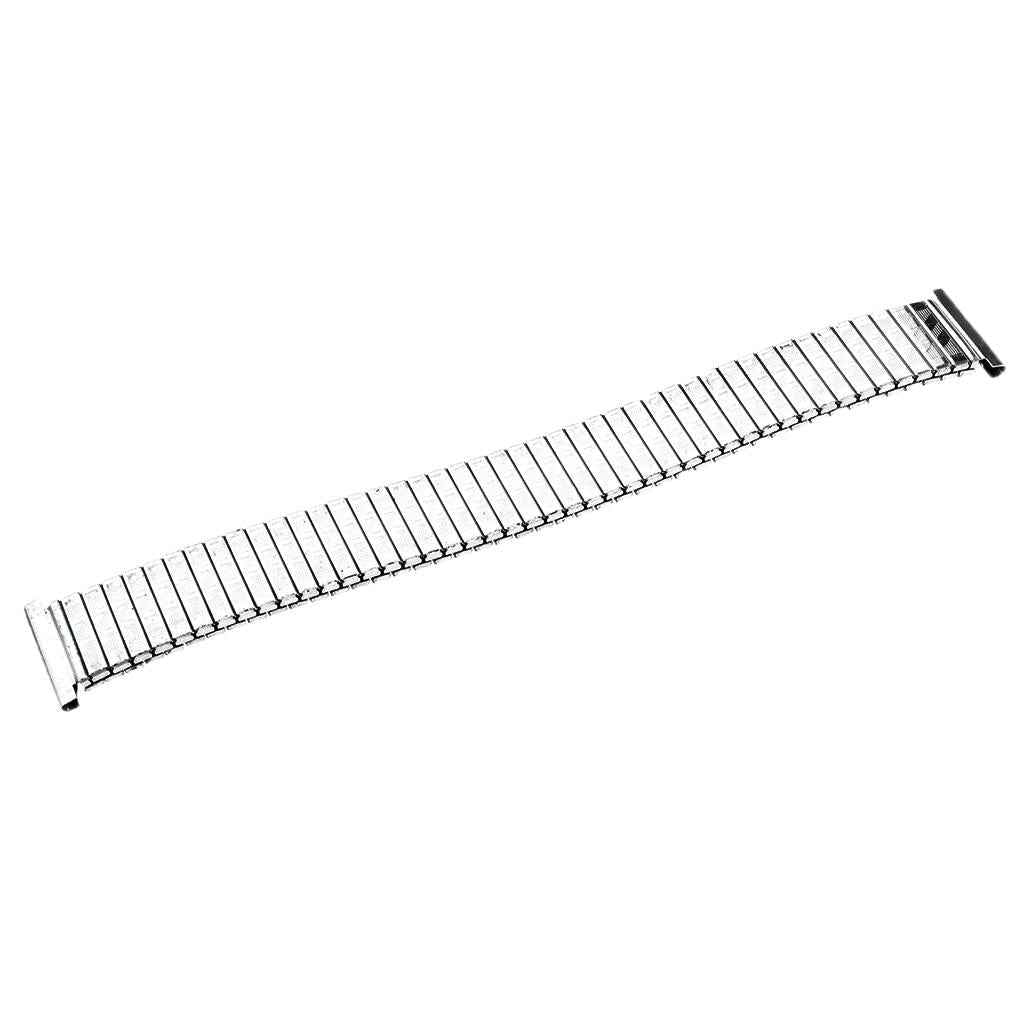 Stainlese Steel Elastic Replacement Wristband Men Women Expansion Strap 20mm