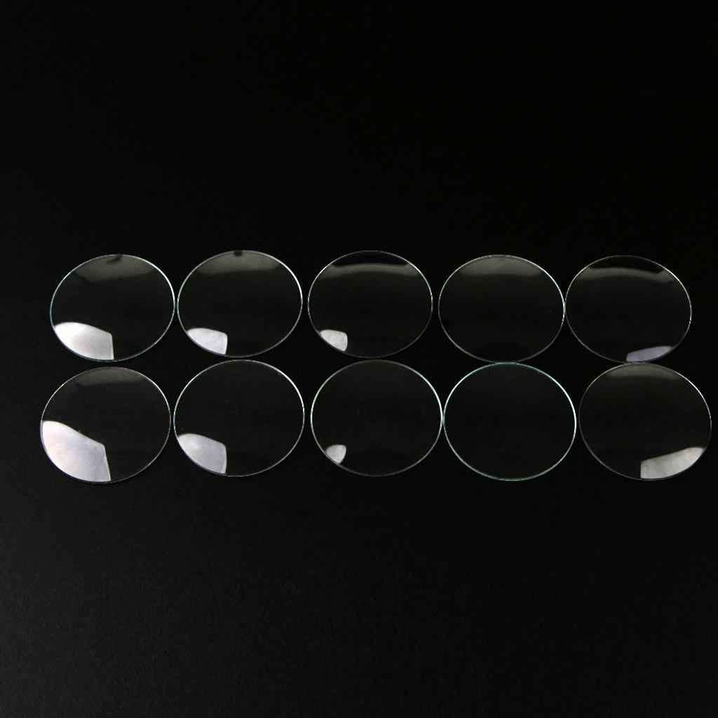 10 Pieces Domed Mineral Glass Watch Lens Replacement Parts Watchmaker 22mm