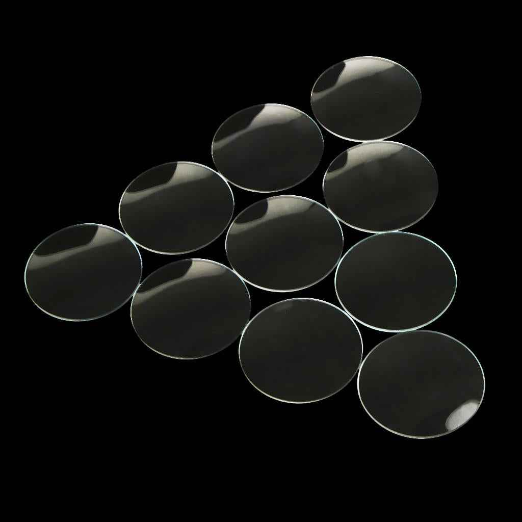 10 Pieces Domed Mineral Glass Watch Lens Replacement Parts Watchmaker 22mm
