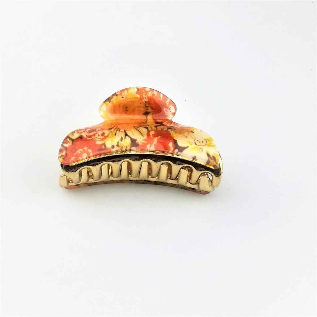 Women Flower Large Hair Claw Grip Clips Pin Hair Clamps Clasp Makeup Tools