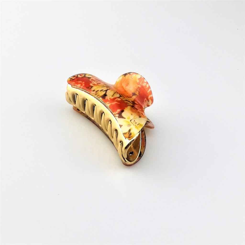 Women Flower Large Hair Claw Grip Clips Pin Hair Clamps Clasp Makeup Tools