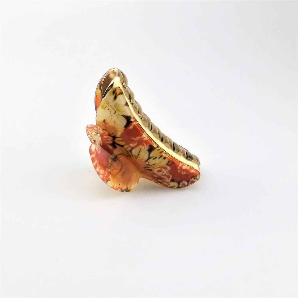 Women Flower Large Hair Claw Grip Clips Pin Hair Clamps Clasp Makeup Tools