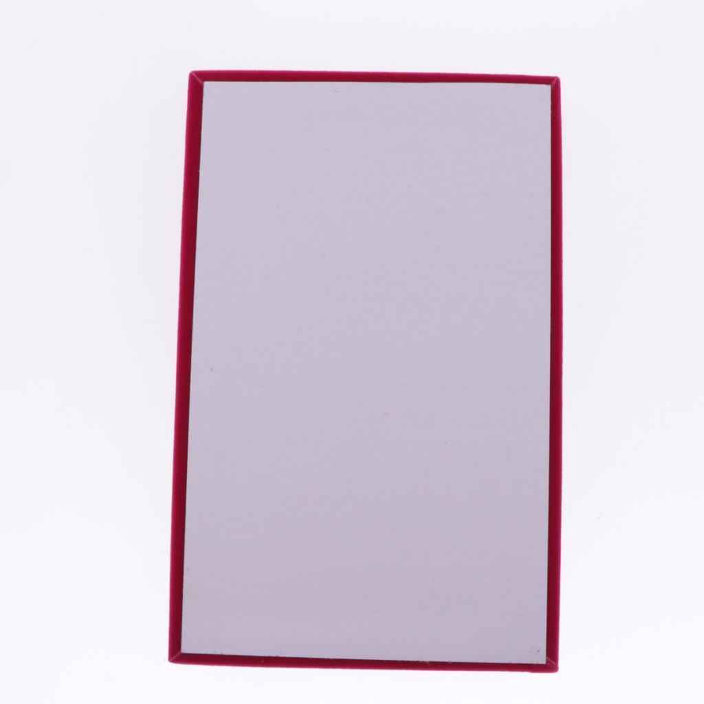 Elegant Velvet Stackable Jewelry Display Tray Necklace Organizer Rose Red