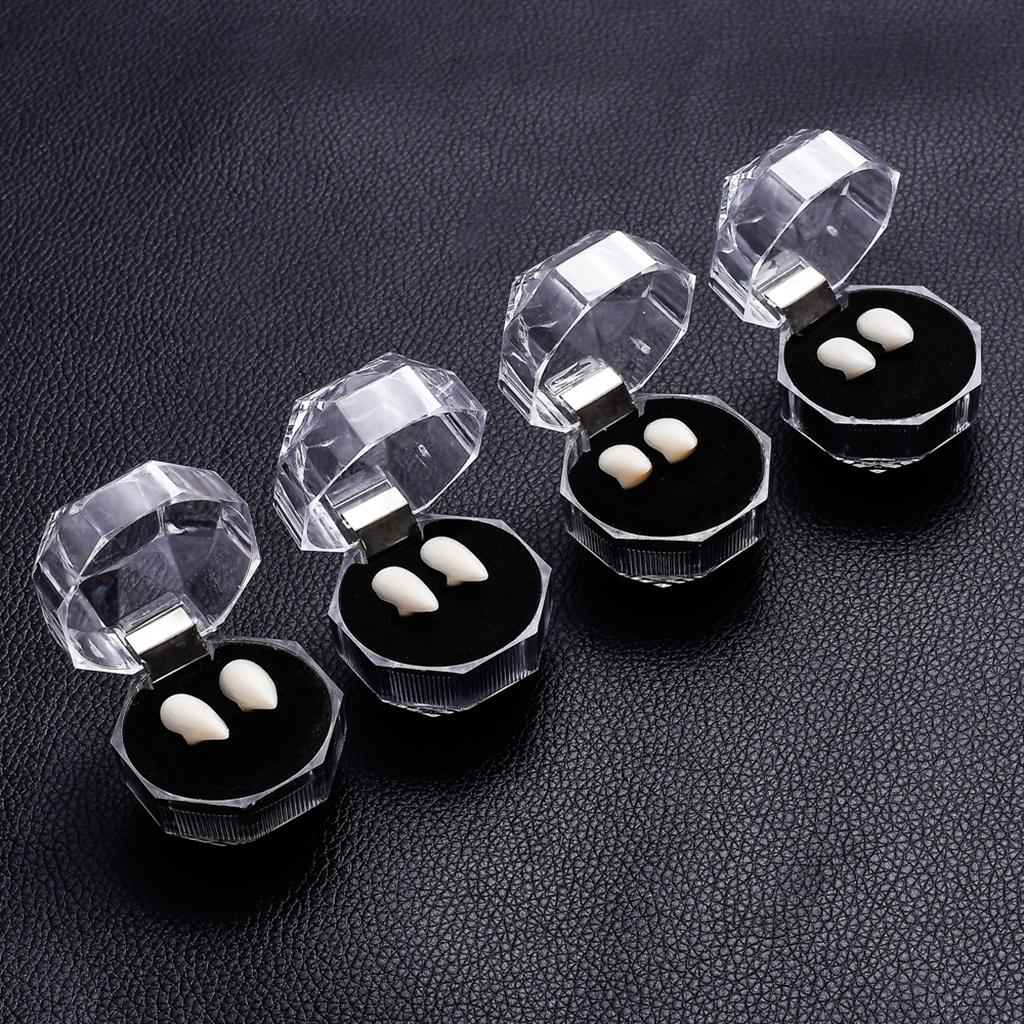 Halloween false teeth vampire fangs zombie teeth COSPLAY costume props 19mm