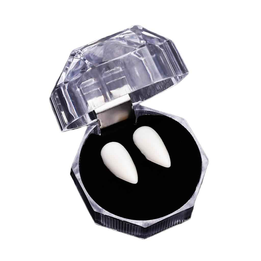 Halloween false teeth vampire fangs zombie teeth COSPLAY costume props 19mm