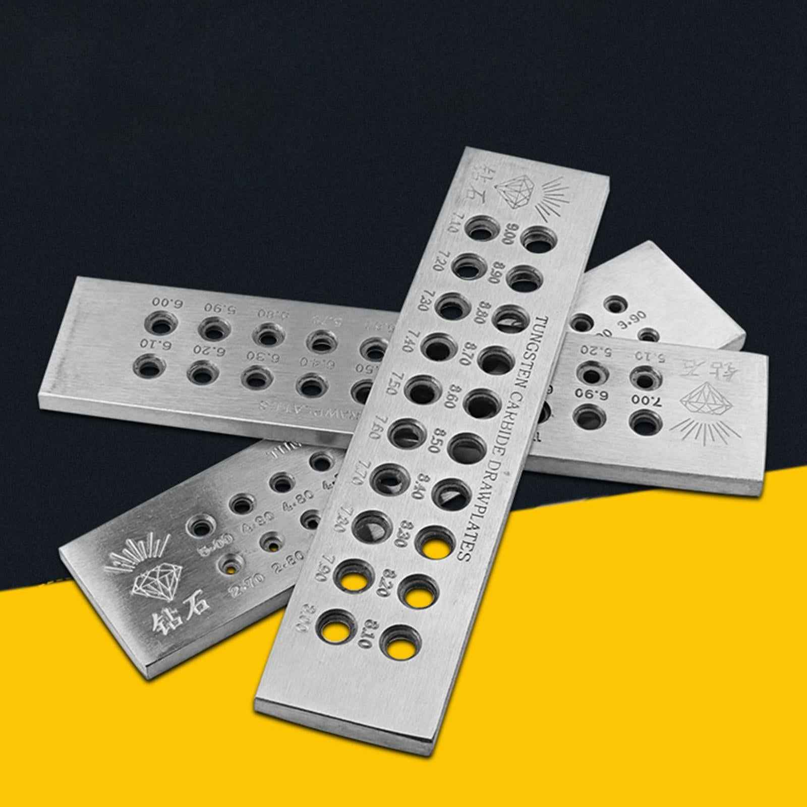 Draw Wear Resistant Jewelry Wire Drawplate for Jewelry Making Crafting Style A