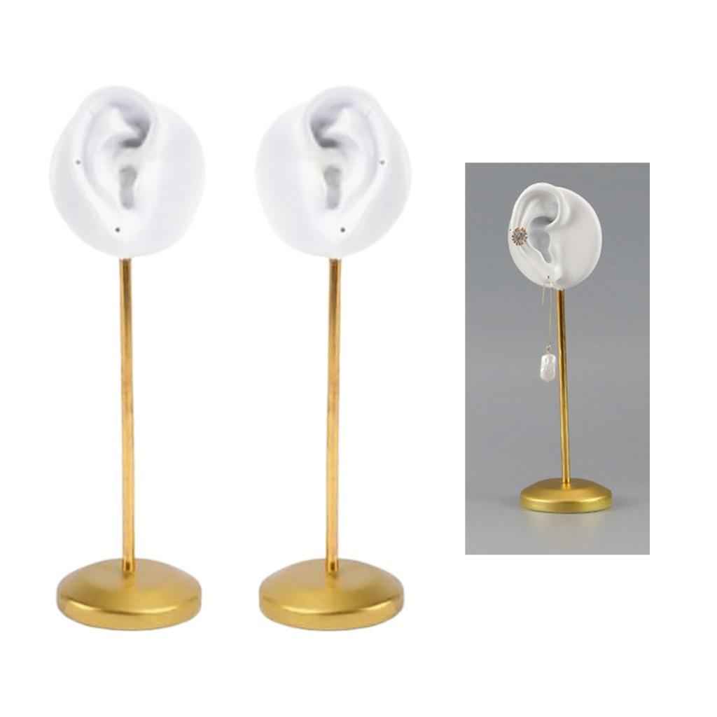 Resin Ear Stud Holder Hanger Ear Model Durable for Home Salon Tabletop Left