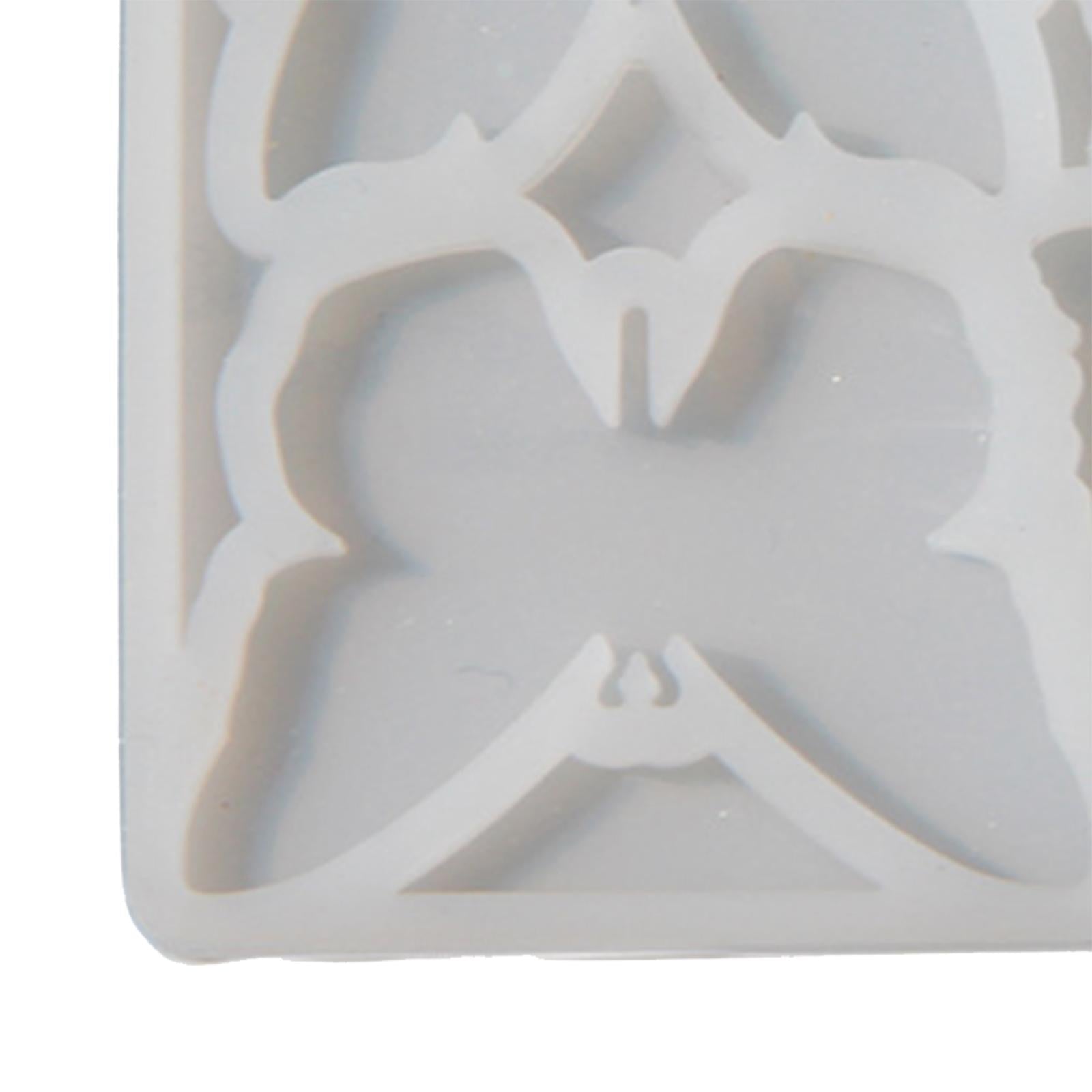3xSilicone Casting Butterfly Shapes Flexible for DIY Earring candy Decor