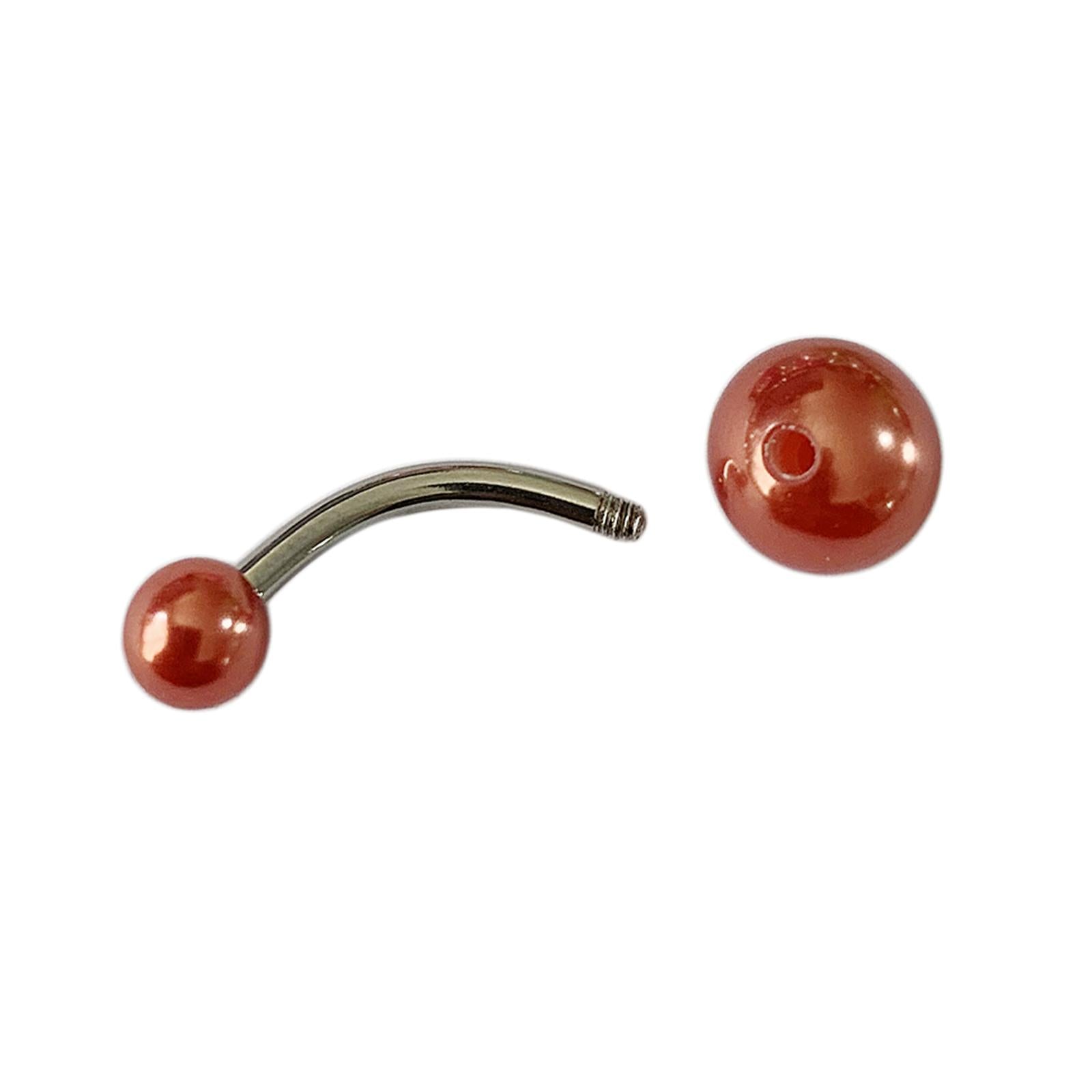 8 Pieces Assorted Colors Belly Button Rings 10mm 1.6mm Body Piercing Jewelry