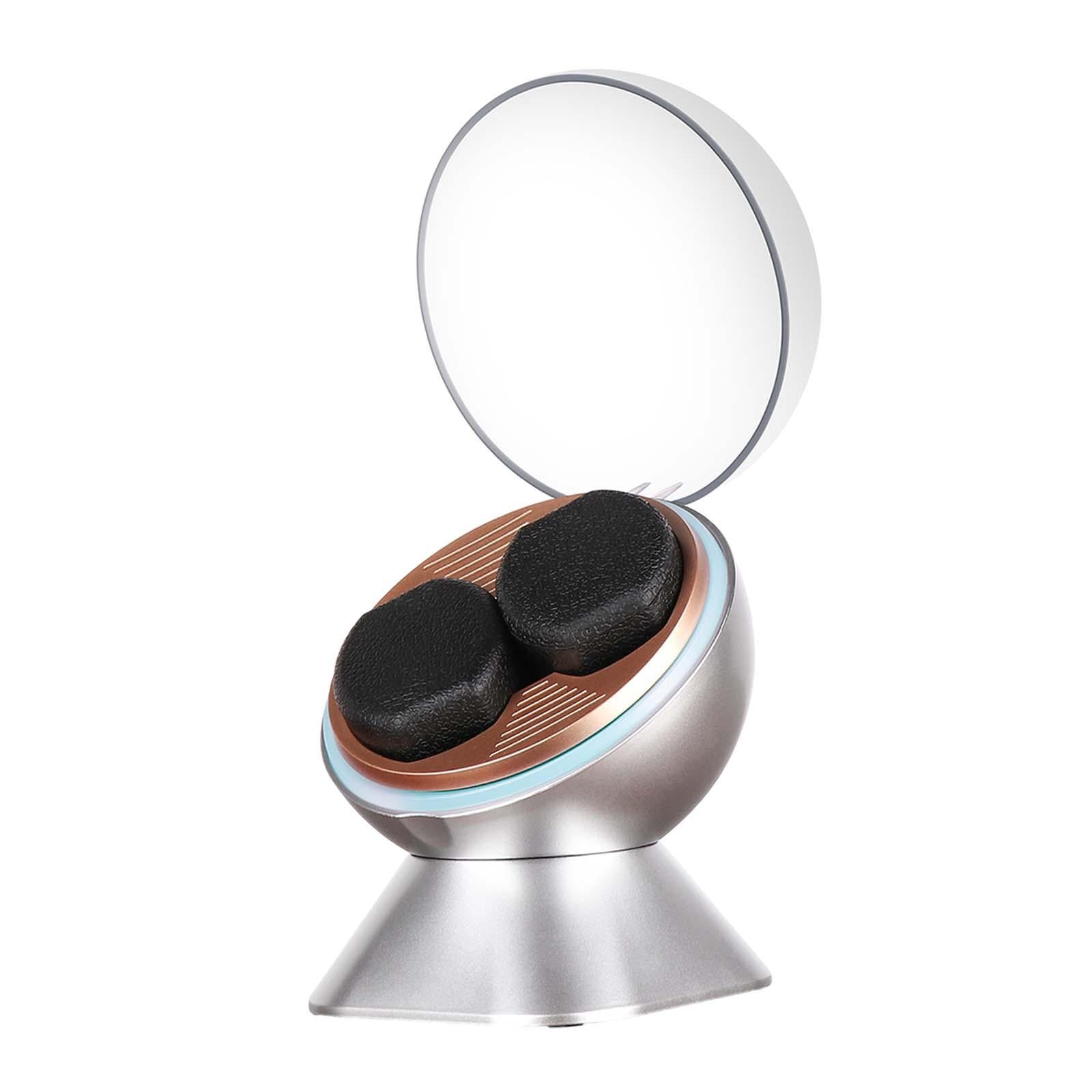 Automatic Watch Winder Organizer for Desktop Gifts Women's and Men's Watches Silver Double