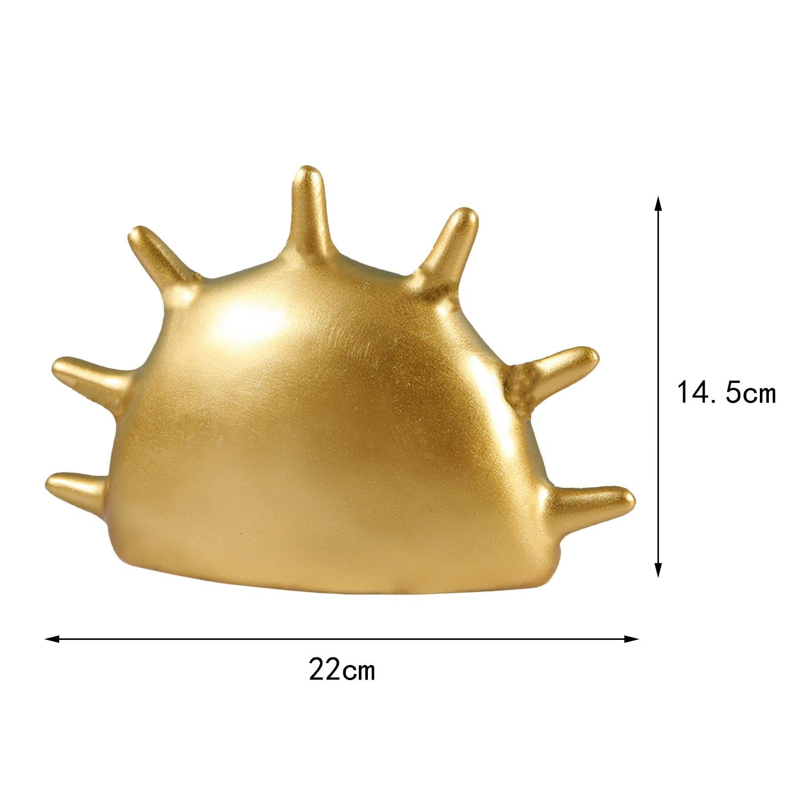 Fingertip Rings Stand Palm Shape Keys Trinket Tray for Cabinet Bathroom Table gold
