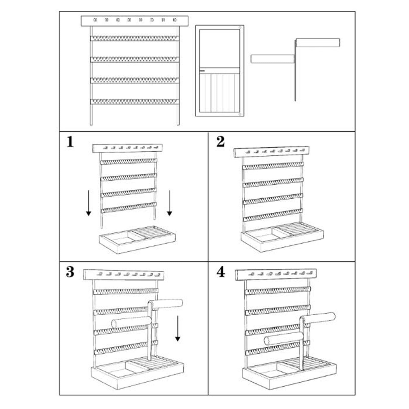 Jewelry Organizer Stand Holder Earring Organizer Stand for Bangle Watches Shop
