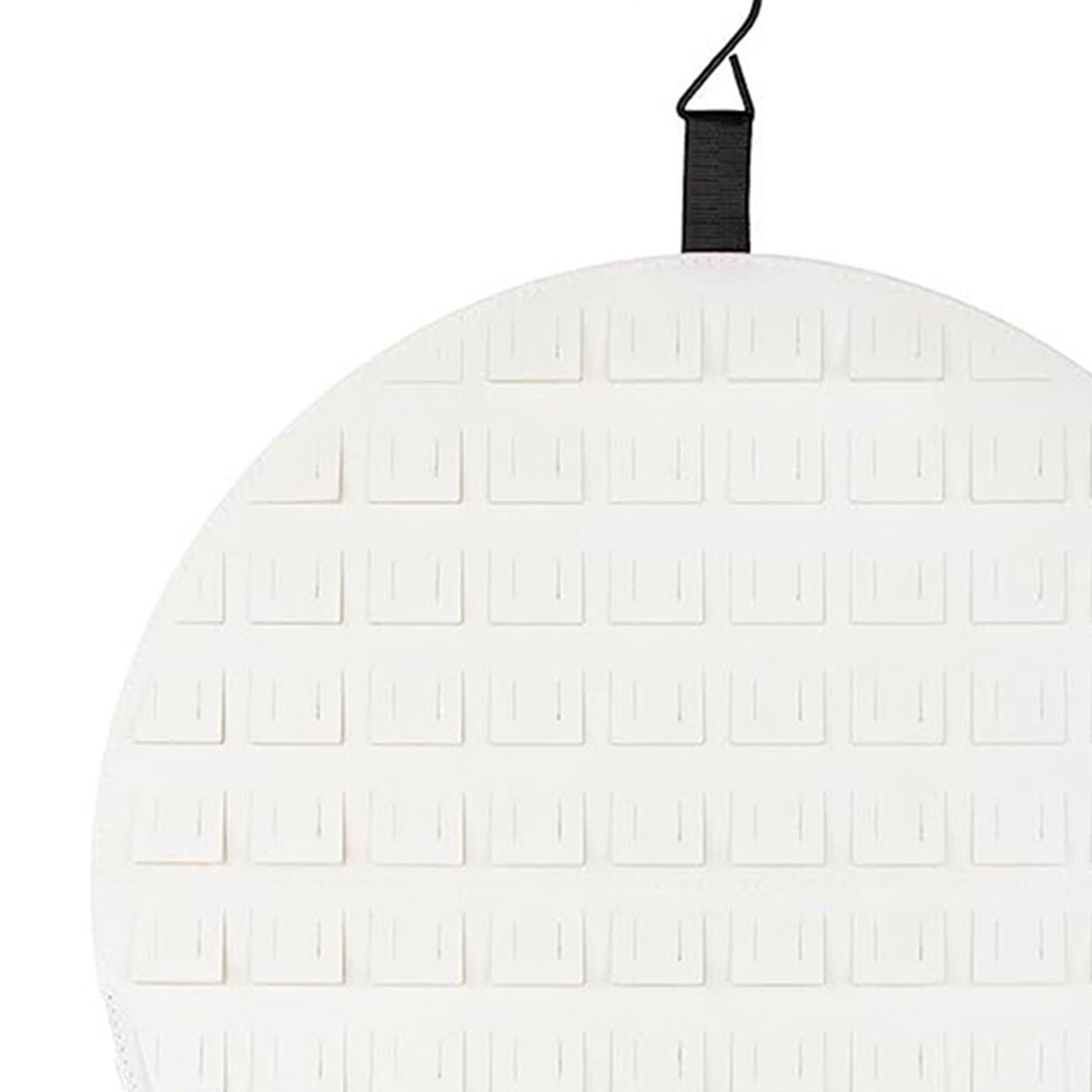 Hanging Brooch Pin Organizer Stand Felt Shelf Badge Hanging Earrings Storage White
