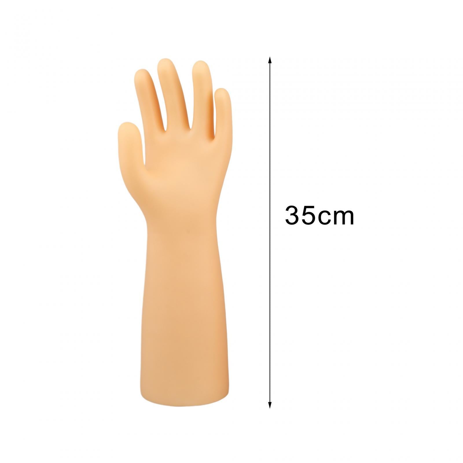 Jewelry Hand Display Holder Ring Display Stand for Showcase Countertop Shows Skin Color Left