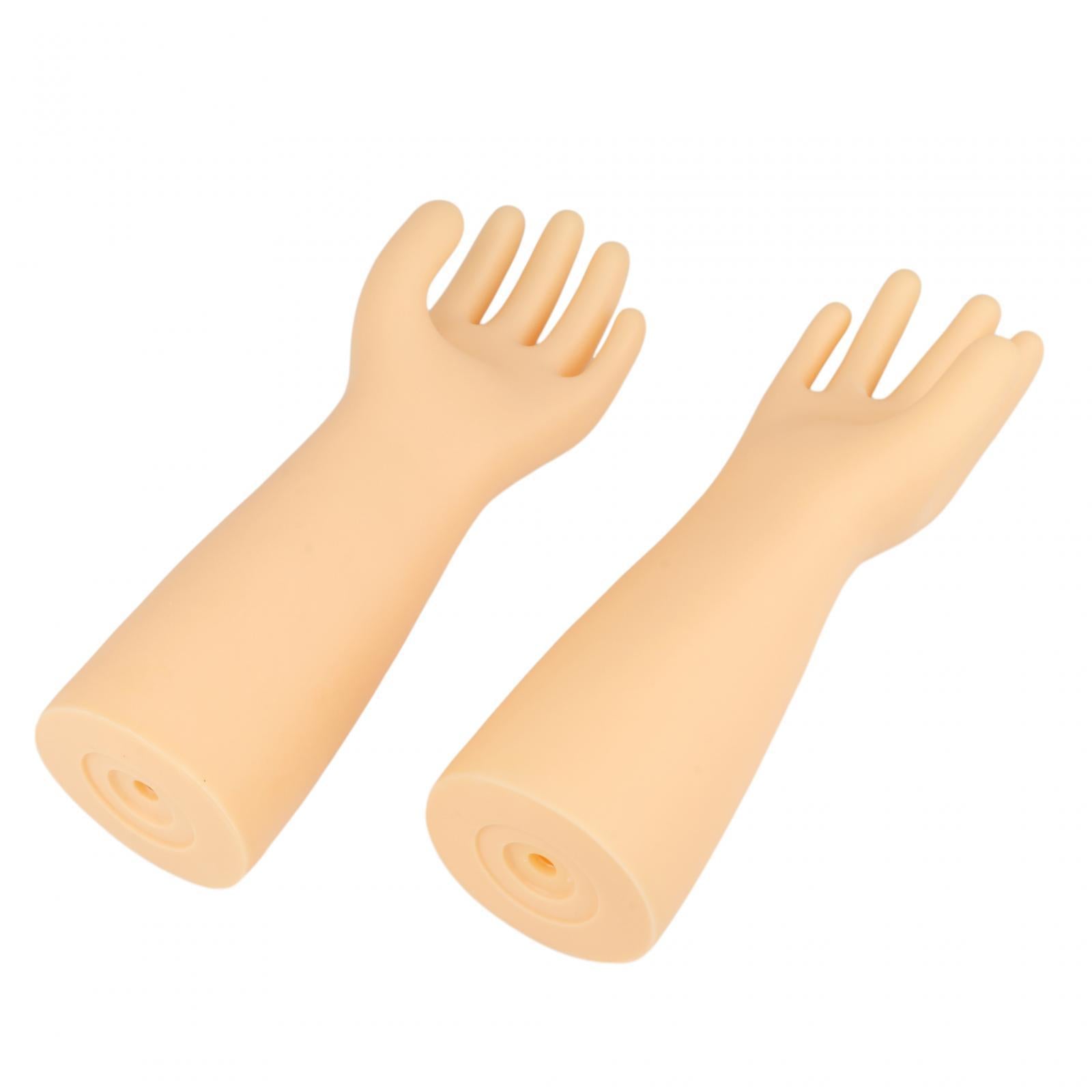 Jewelry Hand Display Holder Ring Display Stand for Showcase Countertop Shows Skin Color Left