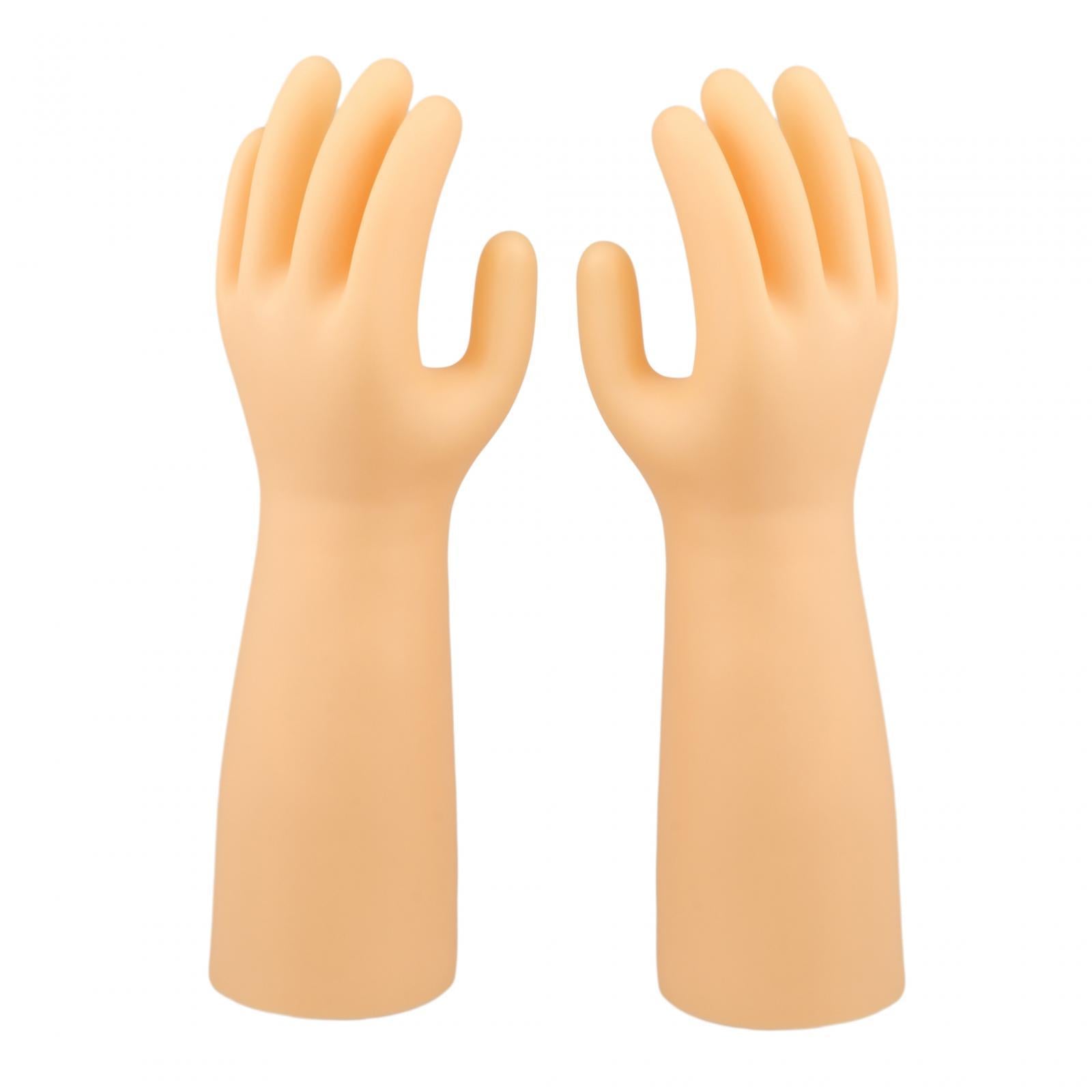Jewelry Hand Display Holder Ring Display Stand for Showcase Countertop Shows Skin Color Left