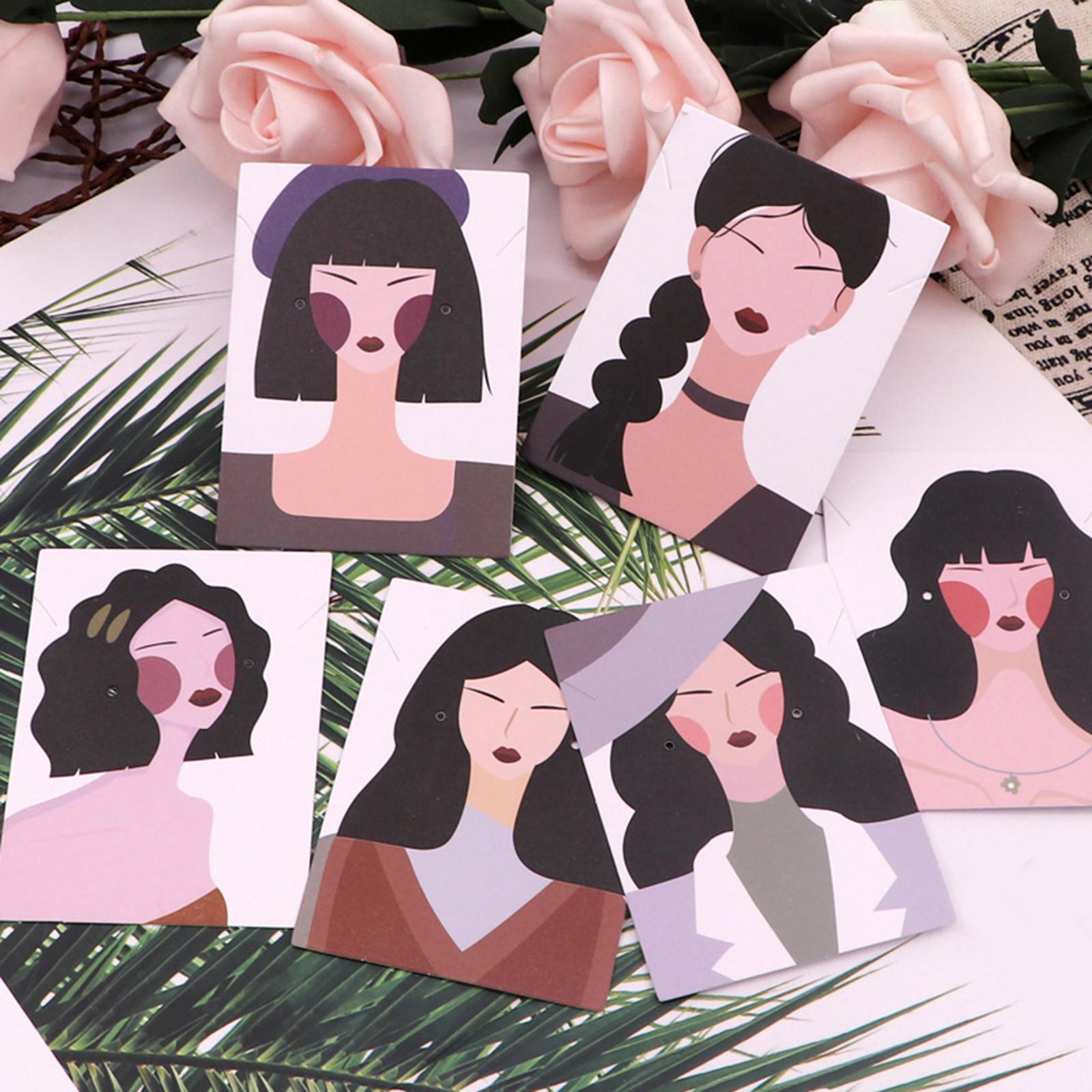100x Earring Display Cards Jewelry Display for Dressing Room Jewellery Shops