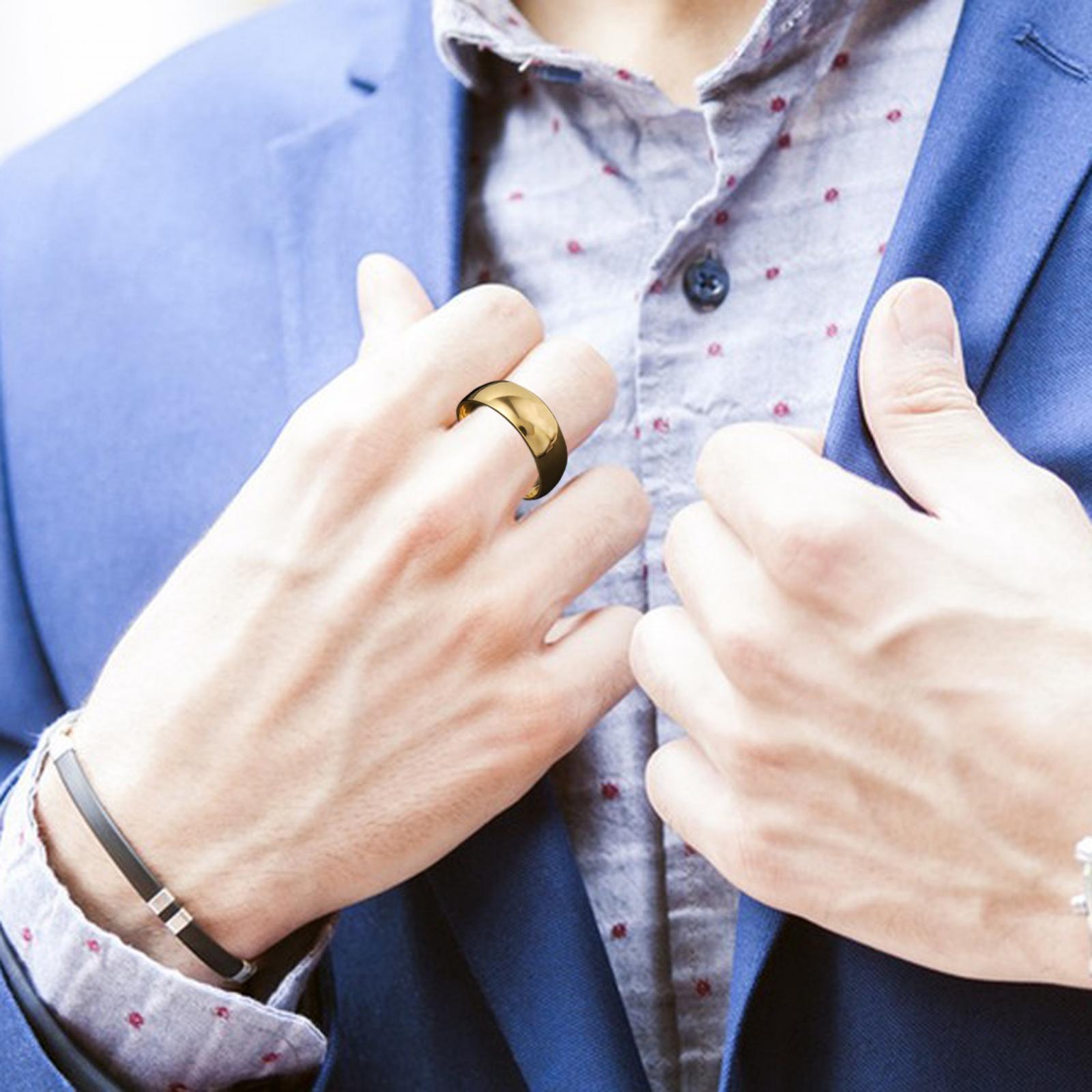 Couple Ring Fashion Costume Accessories Jewelry for Party Halloween Birthday 18.2mm