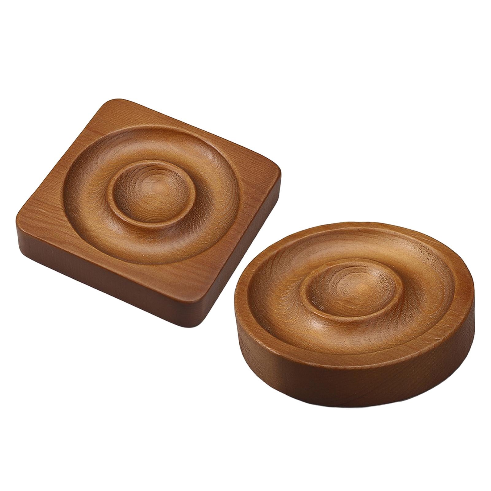 Wooden Jewelry Display Tray Retail Bracelet Bangle Display Tray Holder Stand Square
