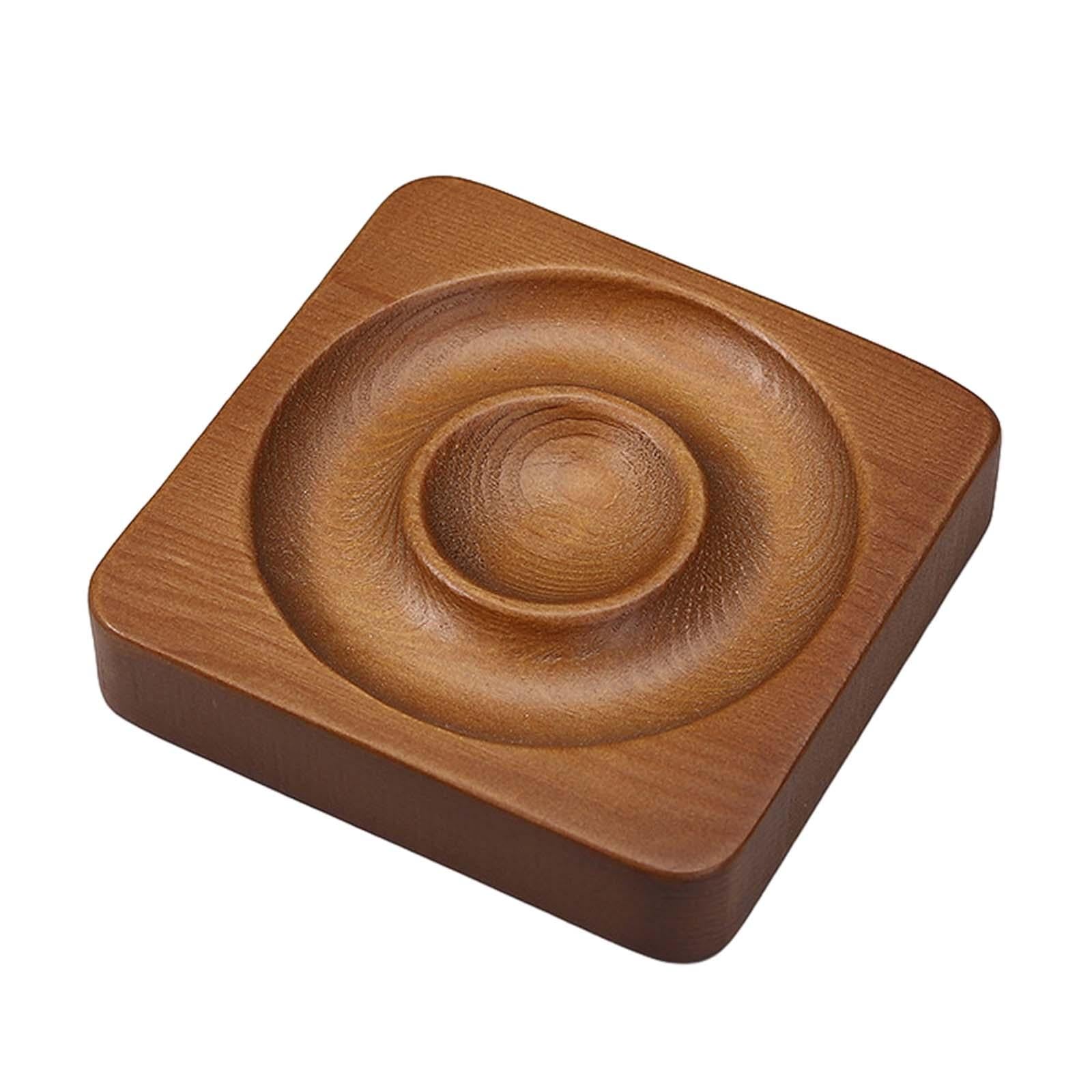 Wooden Jewelry Display Tray Retail Bracelet Bangle Display Tray Holder Stand Square