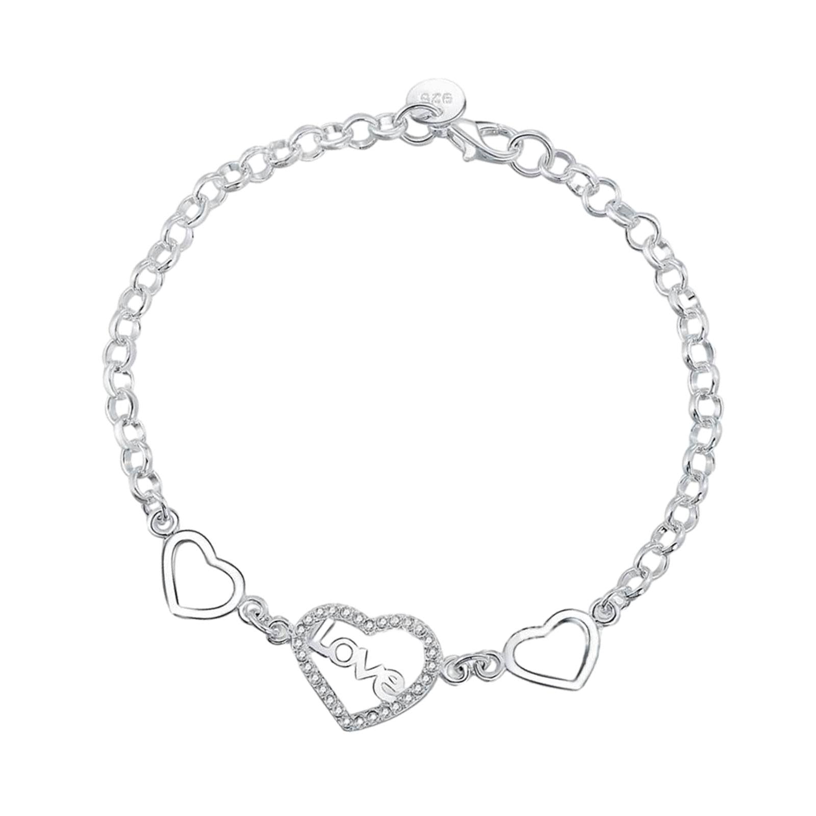 Valentine's Day Bracelet Heart Bracelets for Wedding Birthday Valentine