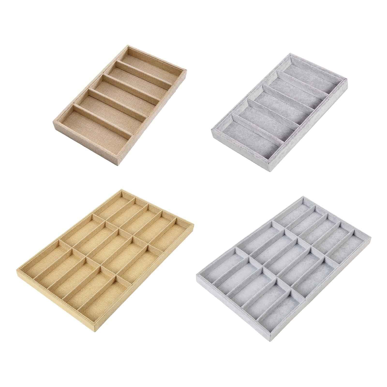 Glasses Display Tray Sunglasses Organizer Box for Desktop Apartment Travel