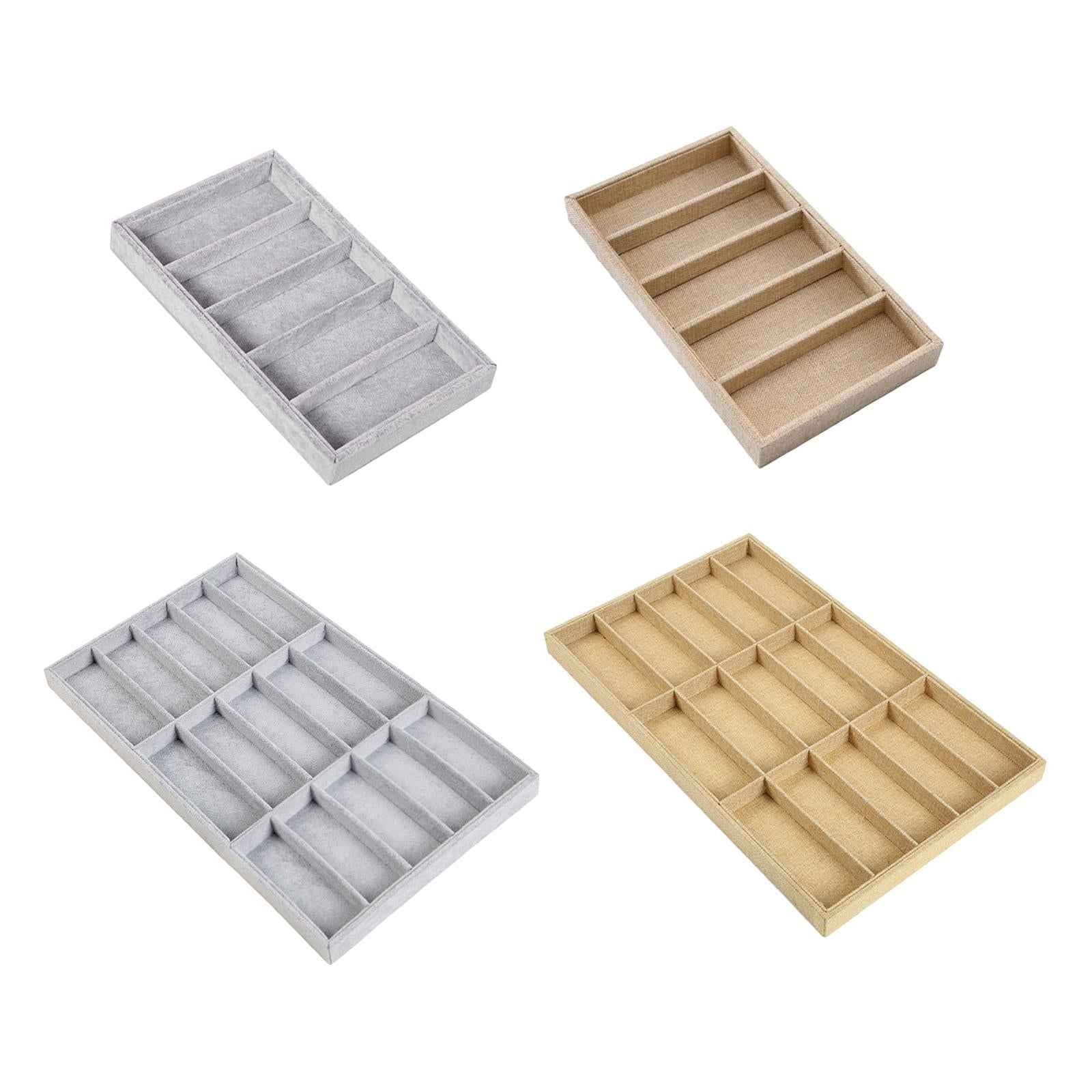 Glasses Display Tray Sunglasses Organizer Box for Desktop Apartment Travel