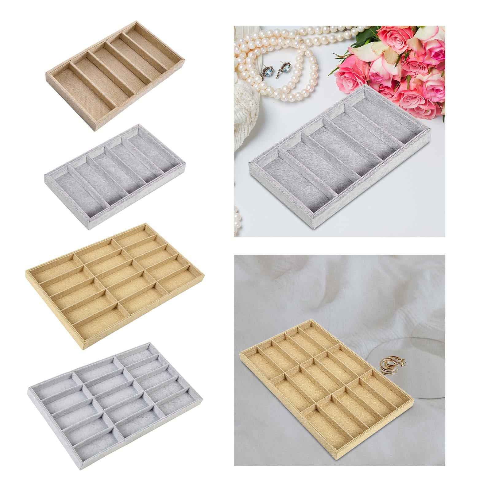 Glasses Display Tray Sunglasses Organizer Box for Desktop Apartment Travel