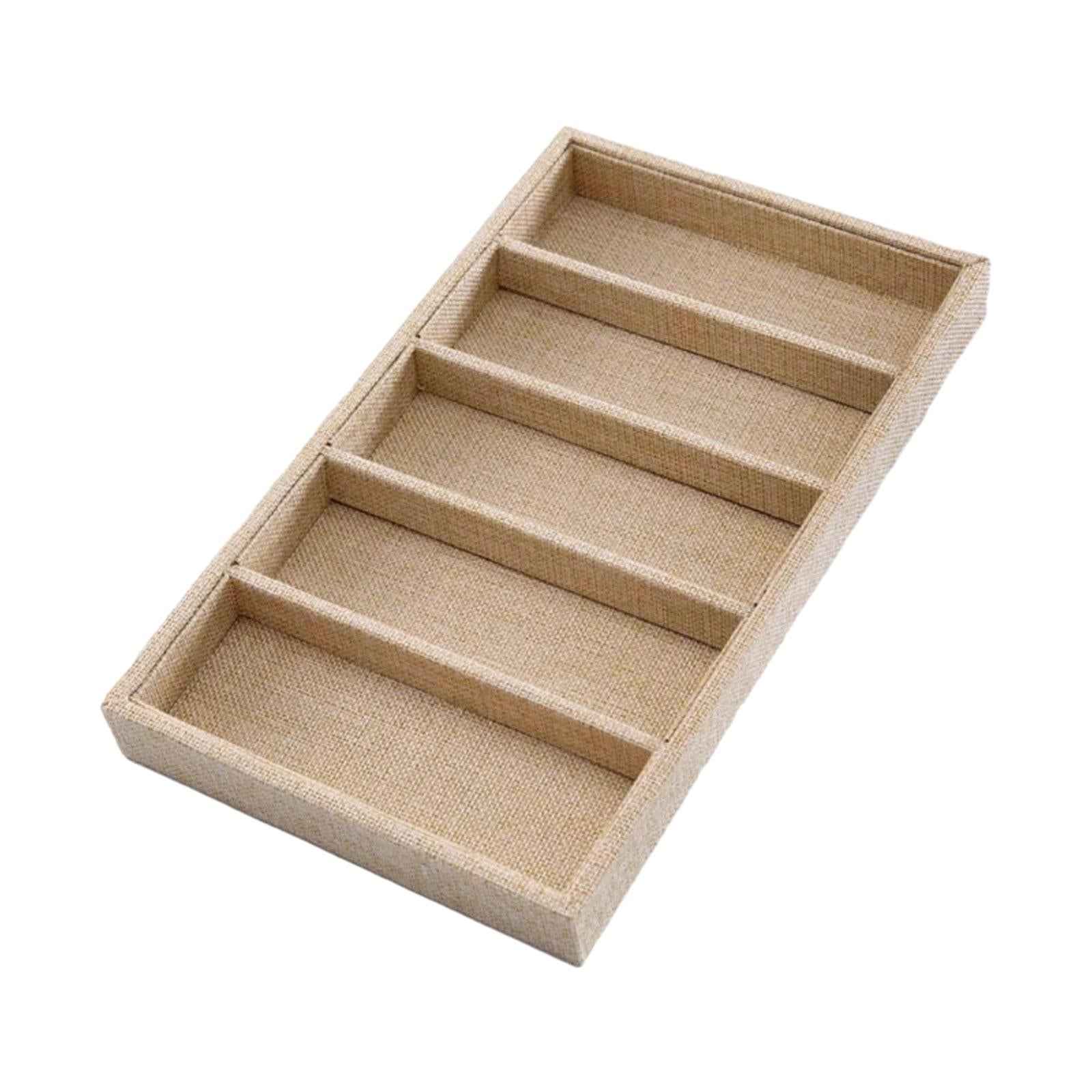 Glasses Display Tray Sunglasses Organizer Box for Desktop Apartment Travel