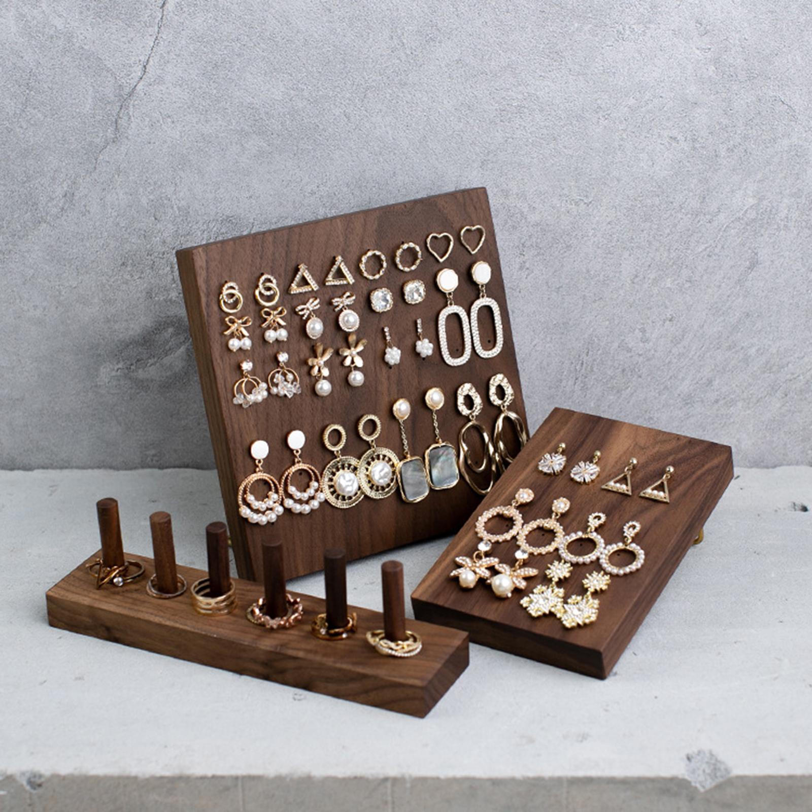 Jewelry Display Stand Decor Jewelry Rack for Desktop Props Live Broadcasting Earring Rack 10x15cm