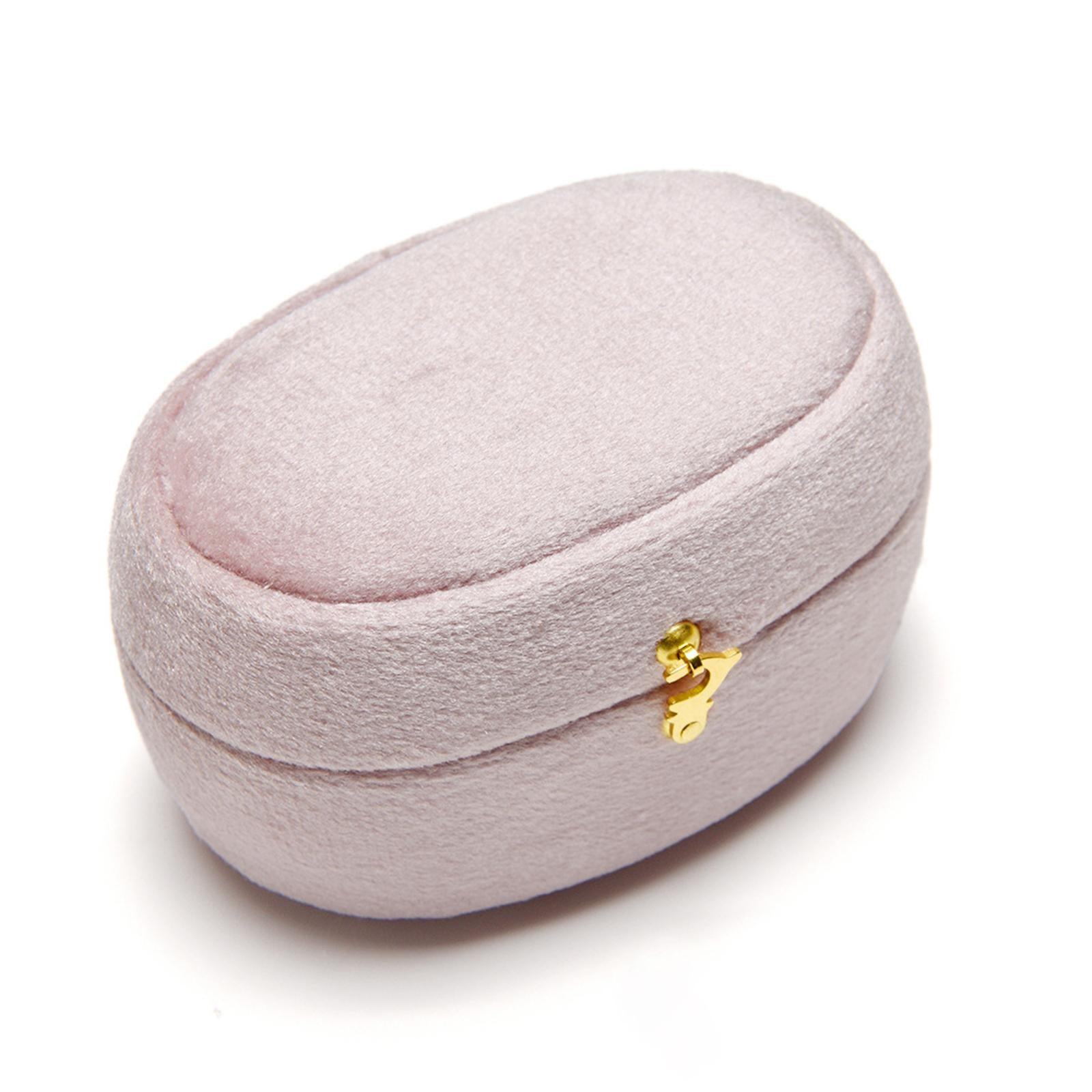 Ring Case Velvet Ring Bearer Holder for Birthday Anniversary Valentine's Day pink