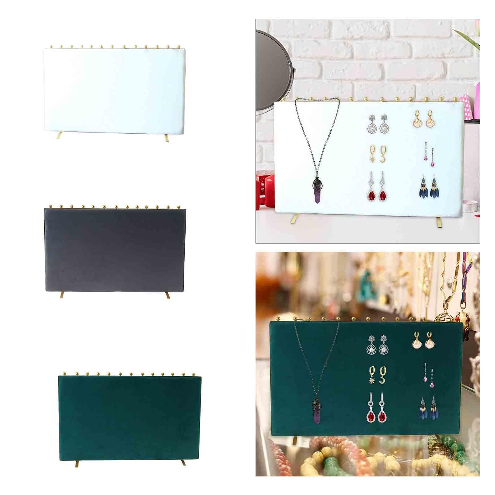Earring Display Stand Portable Gift for Shopping Mall Dresser Live Broadcast white