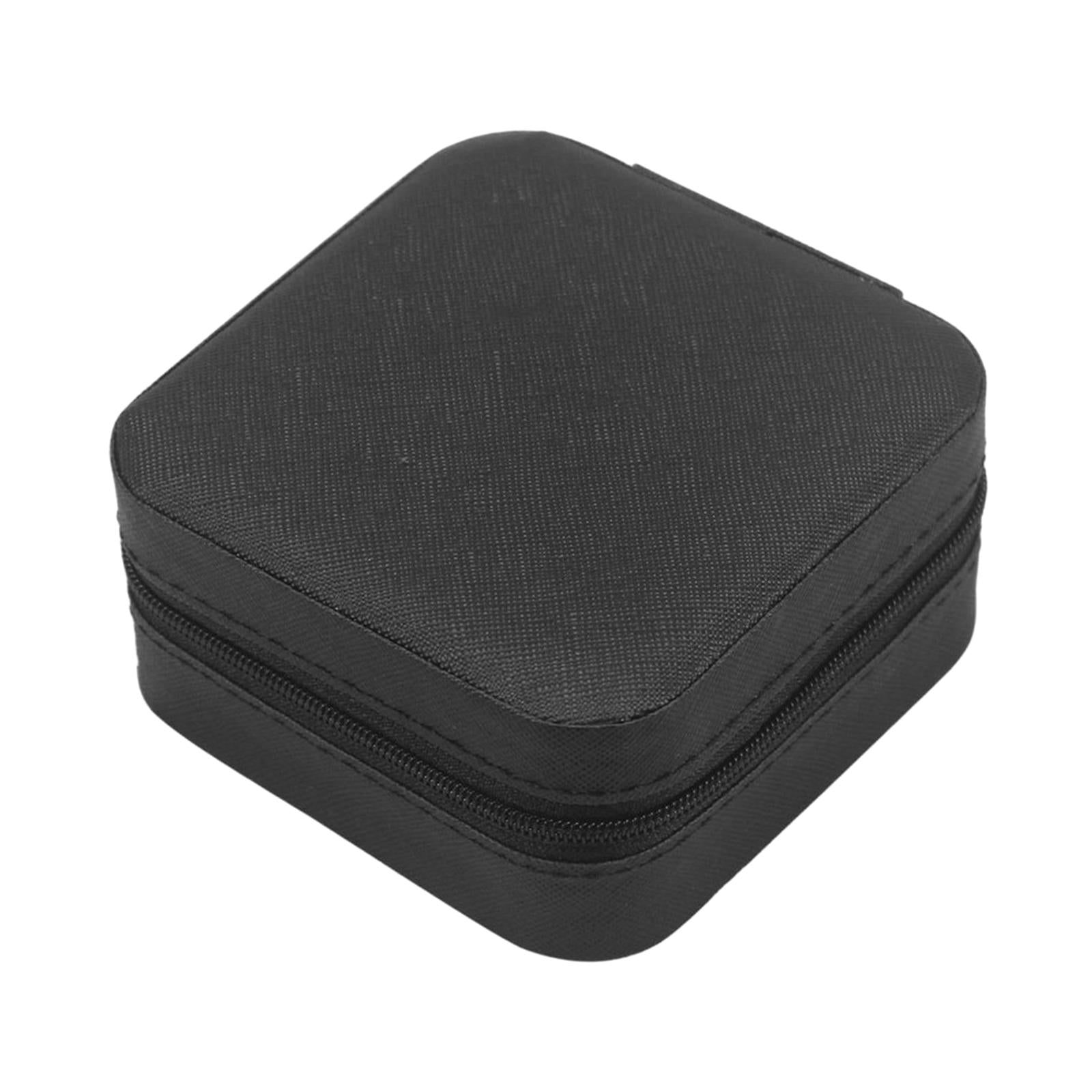 Jewelry Box Container Showcase Jewelry Storage Box for Pendant Charm Earring Black