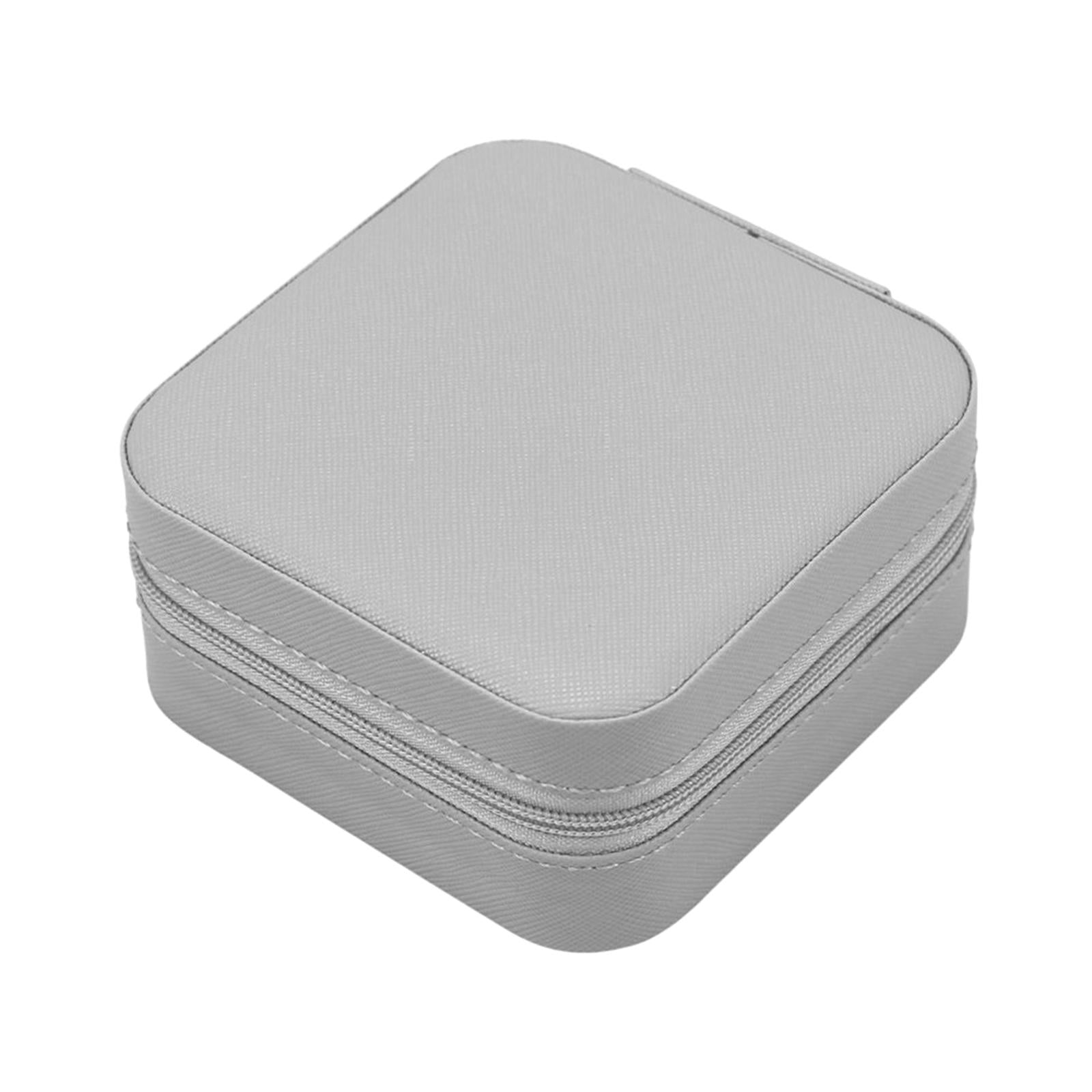 Jewelry Box Container Showcase Jewelry Storage Box for Pendant Charm Earring Gray