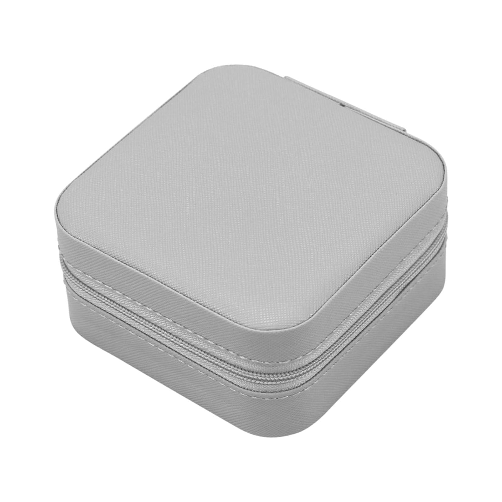 Jewelry Box Container Showcase Jewelry Storage Box for Pendant Charm Earring Gray