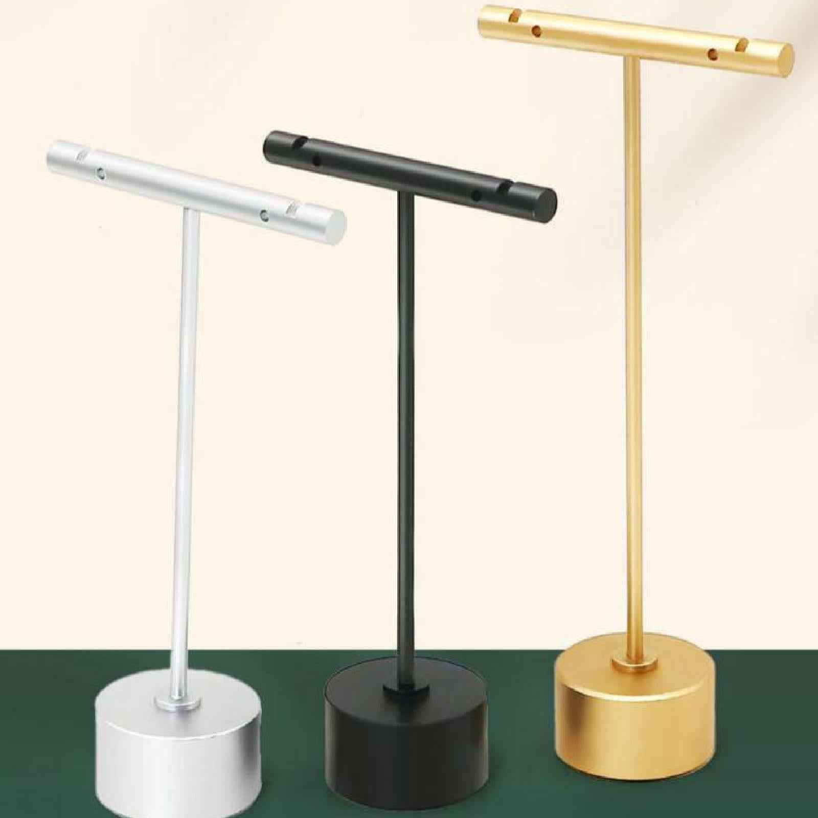Earrings Holder Decorative with Base Countertop Multifunction Jewelry Stand 6cmx11.5cm Black