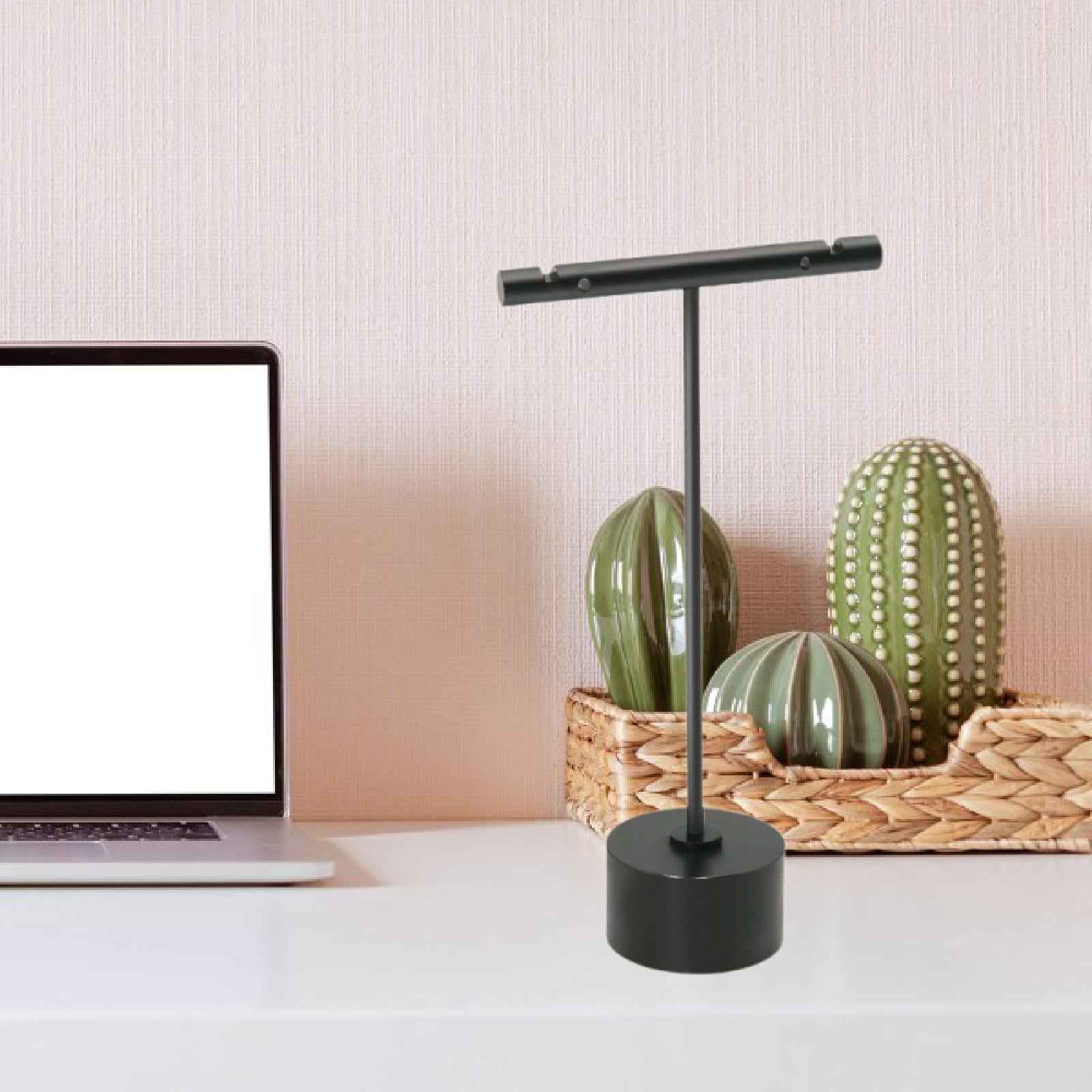 Earrings Holder Decorative with Base Countertop Multifunction Jewelry Stand 6cmx11.5cm Black
