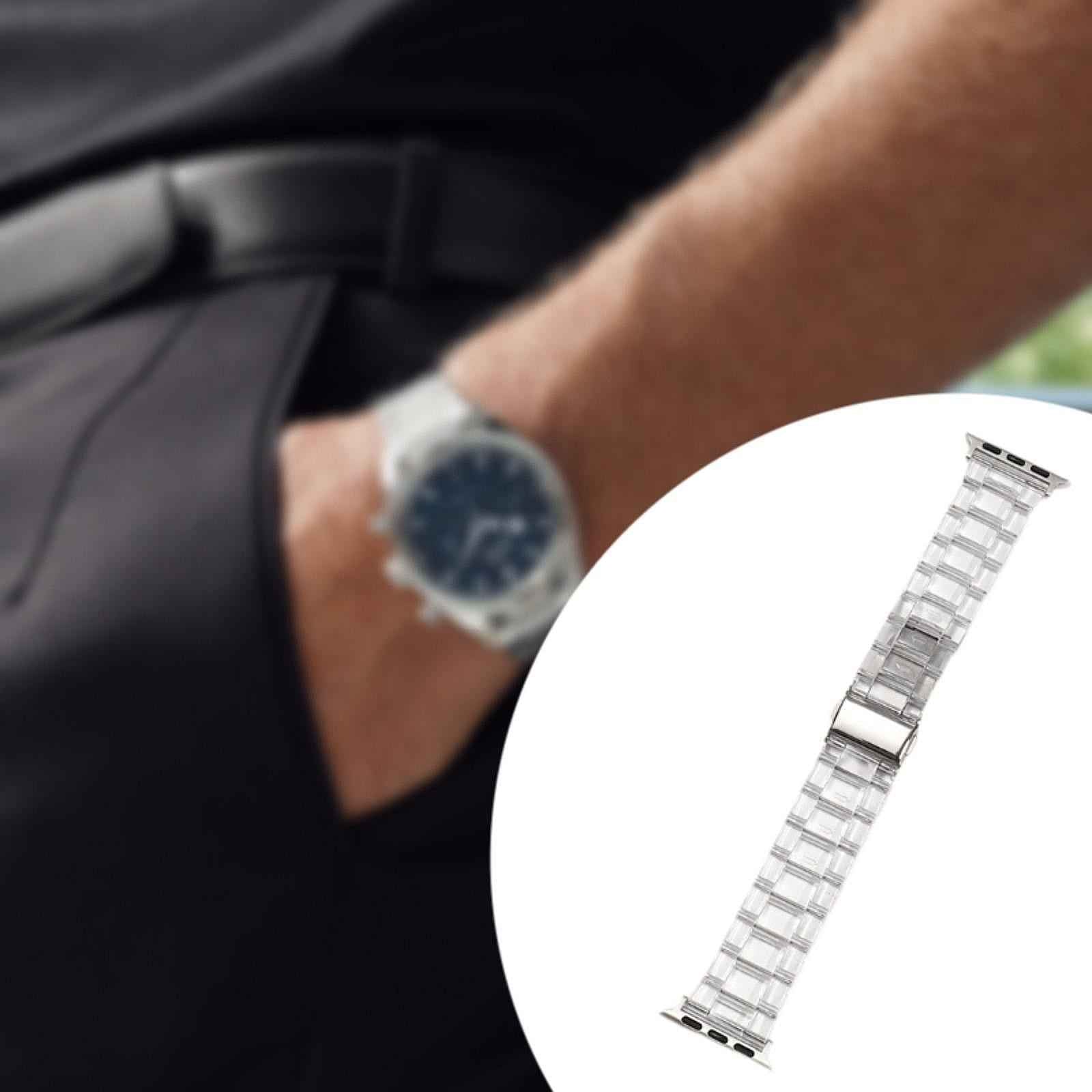 Smartwatches Watch Band Watch Bracelet Premium Resin and Acrylic Watch Strap