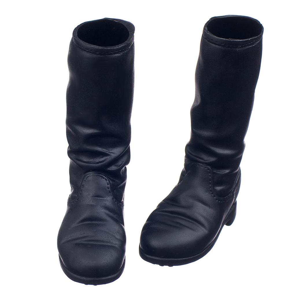 4 Pairs 1/6 Scale Long Boots Shoes for 12 Female Figure Body"