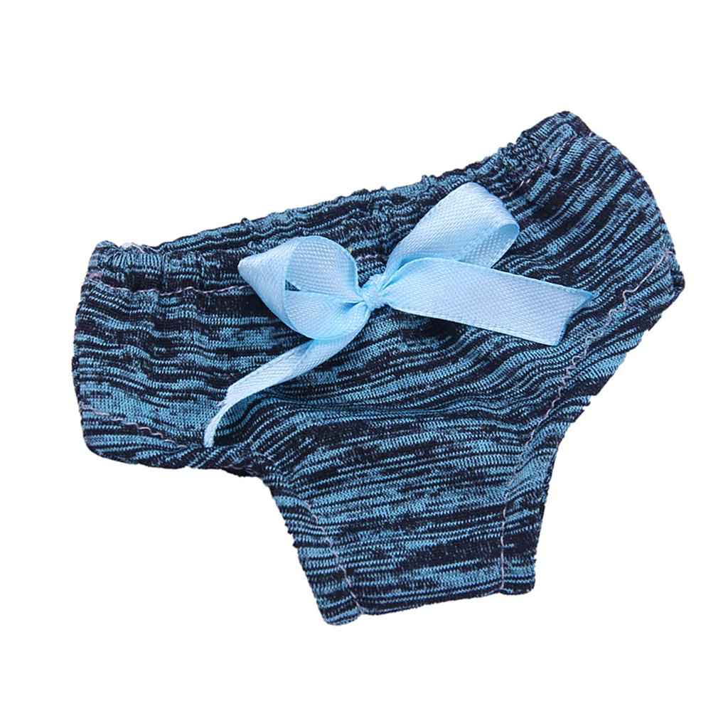 Dolls Underwear Clothes Accessories for 18'' American Doll Blue+Black