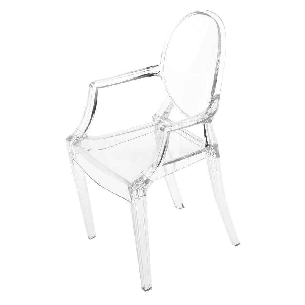 1/6 Plastic Dining Chair Furniture for Doll Armchair